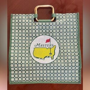 Masters Burlap tote bag